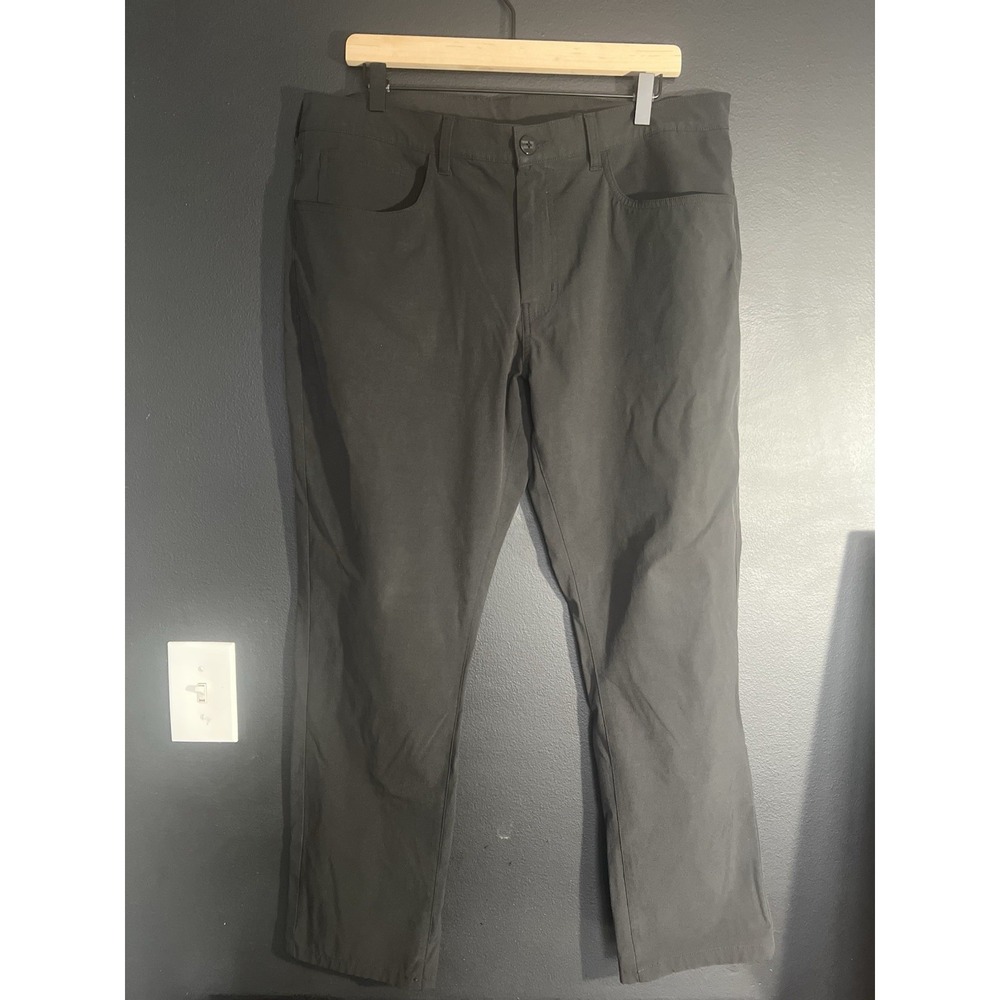 Callaway Golf Pants Black 38x30 Flat Front Stretch‎ Performance